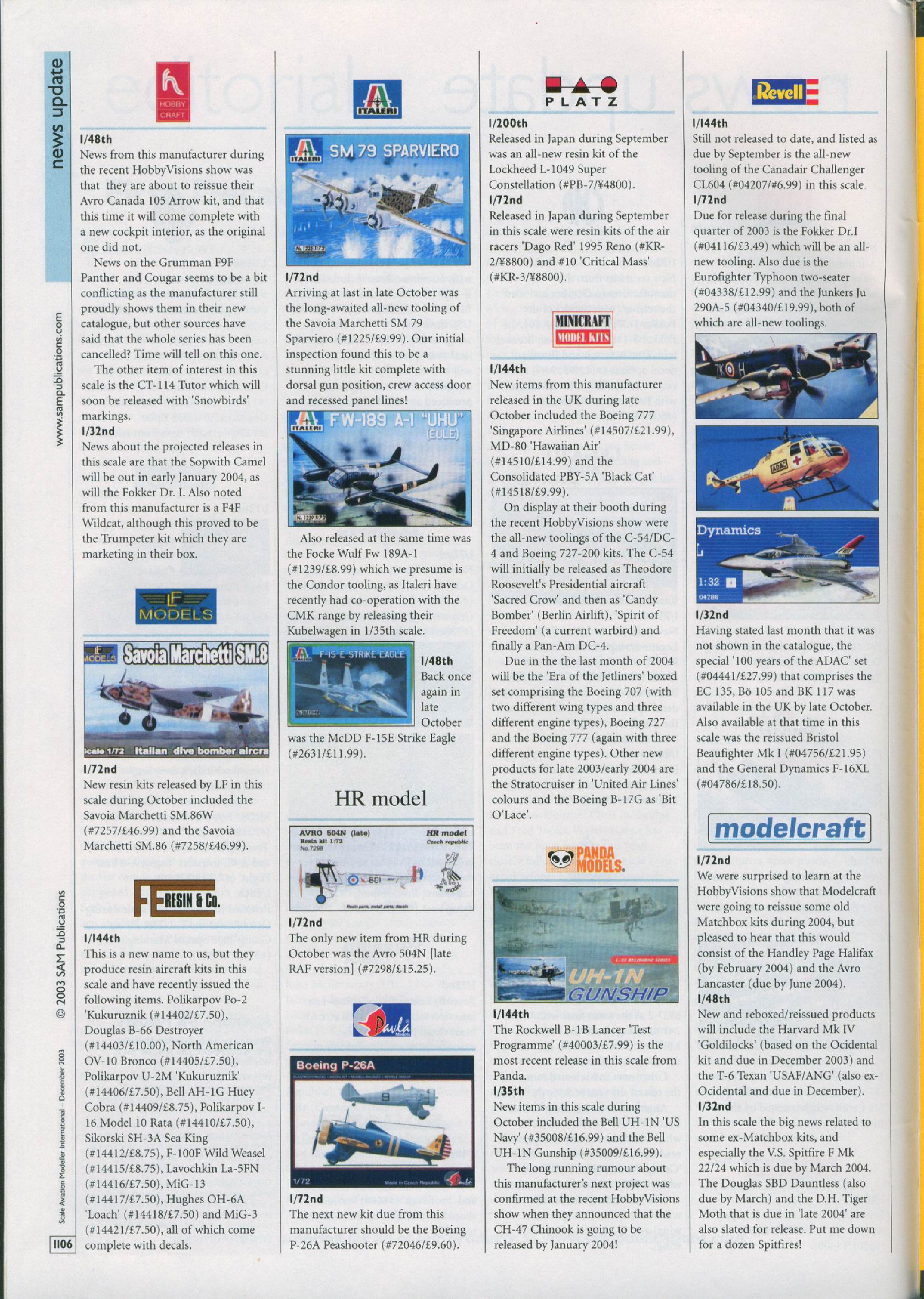 Scale Aviation Modeller International 2003-12